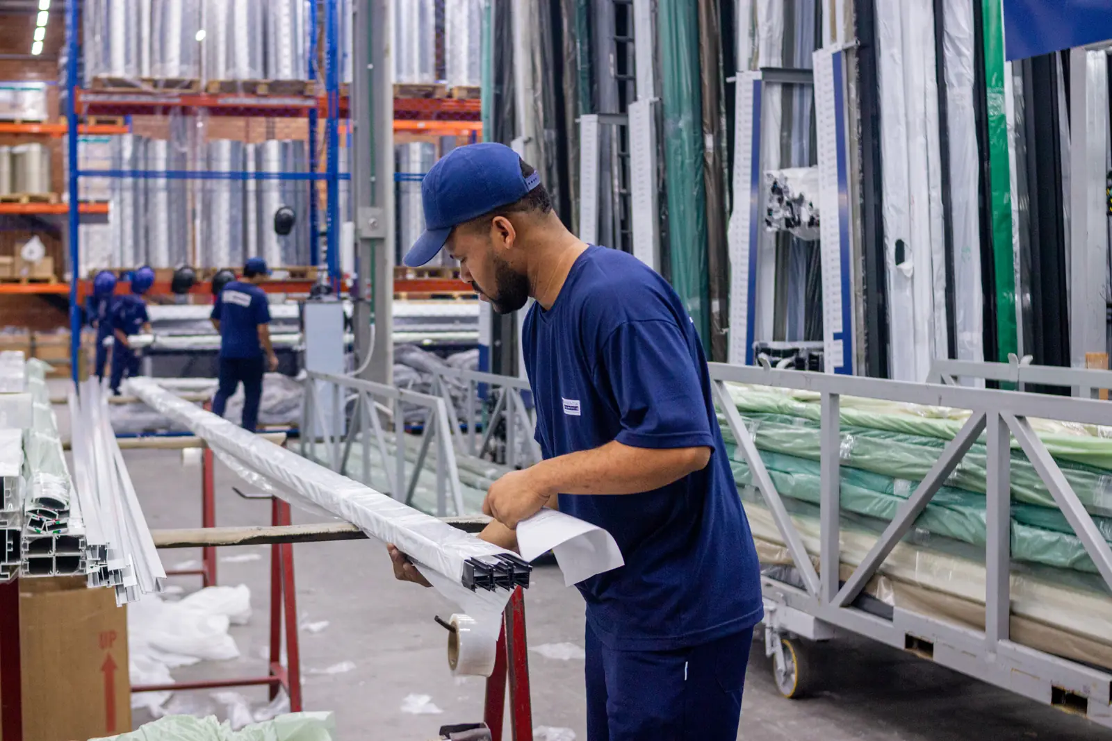 Operação industrial da Miranda Alumínio